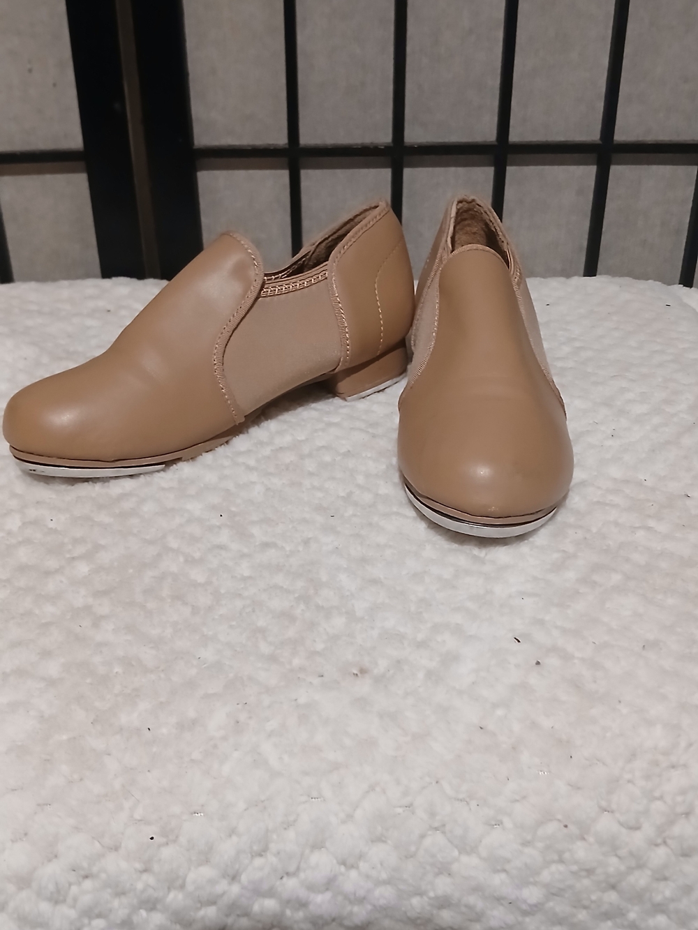 Weissman Kids Tan Jazz Tap Shoes Costume